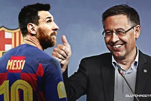 Lionel Messi và cựu Chủ tịch Josep Maria Bartomeu bất đồng sau thỏa thuận đổ vỡ.