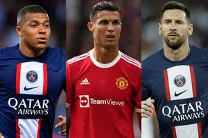 Kylian Mbappe soán ngôi Cristiano Ronaldo và Lionel Messi về thu nhập.