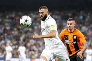 Karim Benzema im tiếng trước Shakhtar Donetsk ở lượt đi vào giữa tuần trước.