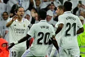 Luka Modric mở đầu cho một chiến thắng quan trọng của Real Madrid.