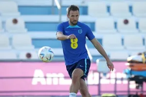 Harry Kane khá thoái mái trên khi trở lại tập vào hôm thứ tư.