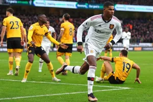 Marcus Rashford vẫn đầy quyết tâm khi vào sân và ghi bàn.