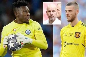 HLV Erik ten Hag biết rõ Andre Onana hoàn toàn có thể thay thế tốt David de Gea.