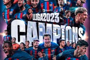 Barcelona bảo vệ danh hiệu mà không còn lợi thế sân Spotify Camp Nou, khi công việc cải tạo đang được tiến hành.