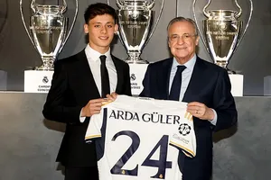 Tiền vệ 18 tuổi Arda Guler, người mệnh danh là “Messi Thổ Nhĩ Kỳ” là tài năng mới nhất gia nhập Real Madrid.