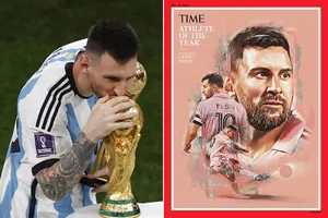 Lionel Messi là cầu thủ bóng đá đầu tiên trong lịch sử được tạp chí Time vinh danh.