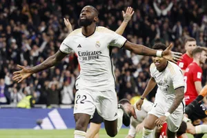 Trung vệ Antonio Rudiger ghi bàn duy nhất giúp Real Madrid đánh bại Mallorca 1-0.