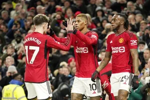 Marcus Rashford và Rasmus Hojlund lần đầu cùng ghi bàn cho Man.United.
