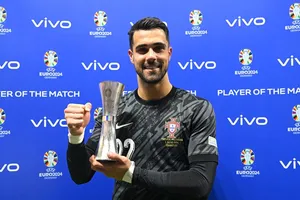 Diogo Costa hoàn toàn xứng đáng với giải thưởng Cầu thủ hay nhất trận.