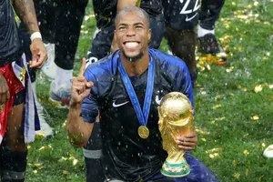 Sidibe là thành viên trong tập thể Pháp lên ngôi tại World Cup 2018