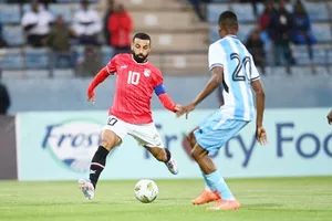 Mohamed Salah trong trận gặp Botswana tại vòng loại CAN 2025