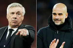 HLV Carlo Ancelotti không tin vào lời đề xuất của Pep Guardiola rằng Man.City chỉ có 1% cơ hội lật ngược tình thế.
