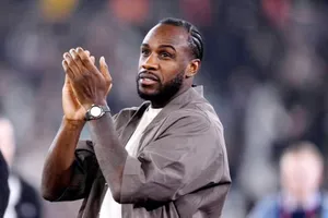 Antonio trong lần quay trở lại sân London để theo dõi các đồng đội chơi bóng