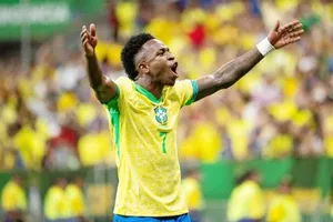 Vinicius Junior ghi bàn ở phút bù giờ thứ 9 ấn định chiến thắng 2-1 của Brazil trước Colombia.