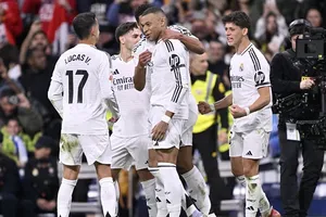 Kylian Mbappe ghi cú đúp bàn thắng giúp Real Madrid đánh bại Leganes với tỷ số 3-2.