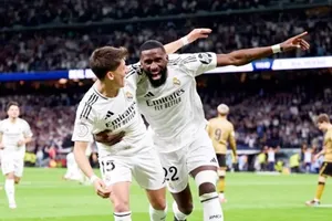 Antonio Rudiger ghi bàn thắng quyết định trong hiệp phụ giúp Real Madrid đánh bại Real Sociedad chung cuộc 5-4.