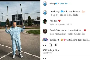 Erling Haaland mượn câu nói của Arnold Schwarzenegger trong phim Terminator để thể hiện quyết tâm trở lại của mình