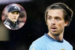 Thomas Tuchel và Jack Grealish