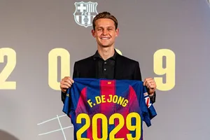 Frenkie de Jong của Barcelona đã ký hợp đồng mới có thời hạn đến năm 2029.