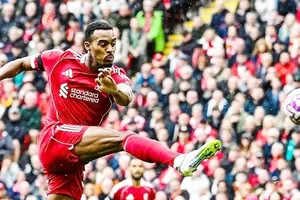 Ryan gravenberch trong màu áo Liverpool
