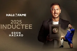 Eden Hazard được vinh danh tại Sảnh đường Danh vọng Premier League