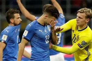 Thụy Điển từng loại Italy ở vòng play-off World Cup cách đây 8 năm