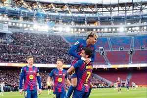 Barcelona trở lại sân Camp Nou và giành chiến thắng áp đảo 4-0 trước Athletic Bilbao.