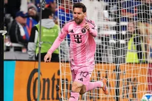 Lionel Messi mở tỷ số và thực hiện 3 đường kiến tạo giúp Inter Miami đánh bại chủ nhà FC Cincinnati 4-0. Ảnh: ESPN