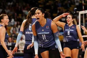 Tay đập Kazmiere Brown là một phần quan trọng của đội Orlando Valkyries (Ảnh: Pro Volleyball Federation)