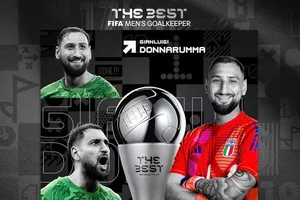 Gianluigi Donnarumma đã được FIFA vinh danh là Thủ môn nam xuất sắc nhất The Best 2025.