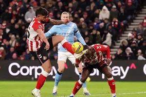 Erling Haaland của Man.City không ghi bàn trong cả 2 trận đấu với Sunderland mùa này.