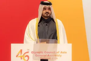 Sheikh Joaan Bin Hamad Al Thani được bầu làm tân Chủ tịch Hội đồng Olympic châu Á (OCA).