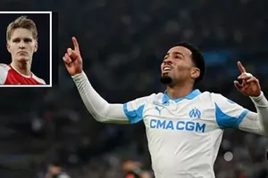 Ethan Nwaneri trong màu áo Marseille
