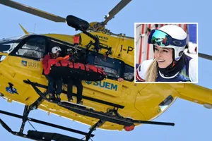 Lindsey Vonn chia Milano Cortina 2026 sau vụ tai nạn kinh hoàng khiến cô bị gãy chân.