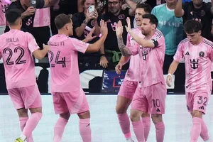 Lionel Messi trở thành cầu thủ Inter Miami đầu tiên ghi bàn trên sân vận động mới Nu Stadium.