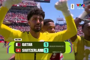 Cảm xúc của Qatar khi giành điểm số lịch sử tại các kỳ World Cup.