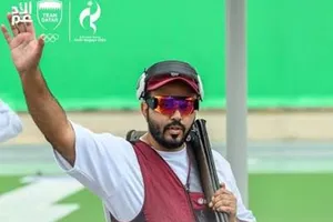 Rashid Saleh al-Athba mang về cú đúp HCV đáng nhớ cho đội tuyển bắn súng Qatar.