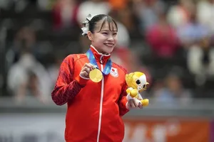 Aiko Sugihara trở thành nhà vô địch đầy bất ngờ tại ASIAD 20. Ảnh: THX