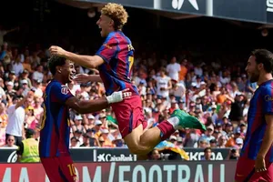 Barcelona lập kỷ lục thắng cả 9 trận đầu tiên trên mọi đấu trường. Ảnh: THX