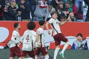 Robin Fellhauer ghi bàn thắng nhanh nhất trong lịch sử Bundesliga chỉ sau 8 giây. Ảnh: THX