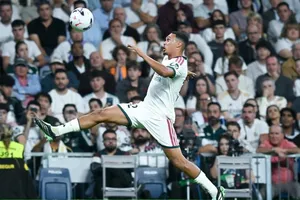 Trent Alexander-Arnold trong màu áo Real Madrid. Ảnh: THX