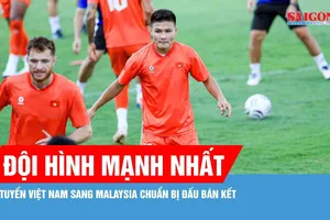 Đội tuyển Việt Nam sang Malaysia với đội hình mạnh nhất