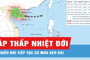 Hôm nay, nhiều nơi tiếp tục có mưa, kéo dài tới 22-8