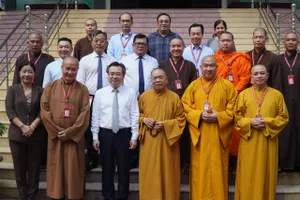 Đoàn đại biểu TPHCM đến thăm và chúc mừng Văn phòng II Giáo hội Phật giáo Việt Nam