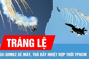 “Hổ mang chúa” xé mây, thả bẫy nhiệt rợp trời trong Đại lễ 30-4