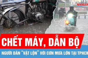 Chiều nay 4-6, TPHCM mưa lớn, ngập cục bộ nhiều nơi