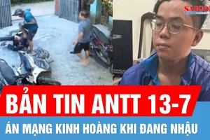 Bản tin ANTT 13-7: Một người bị truy sát giữa bữa nhậu | Bắt nghi can vụ giết người ở phường Long An