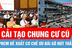 TPHCM đề xuất cơ chế ưu đãi gỡ nút thắt cải tạo chung cư cũ