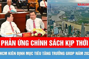 TPHCM kiên định mục tiêu tăng trưởng GRDP năm 2025