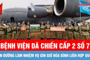 Từ TPHCM, 247 cán bộ, chiến sĩ lên đường làm nhiệm vụ gìn giữ hòa bình Liên hợp quốc
